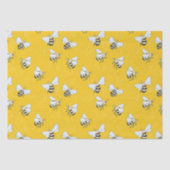 Gele honingbijen tissuepapier (Voorkant)