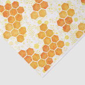 Gele honingraat tissuepapier (Detail)