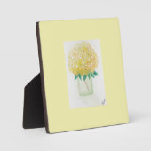 gele hortensia fotoplaat (Voorkant)