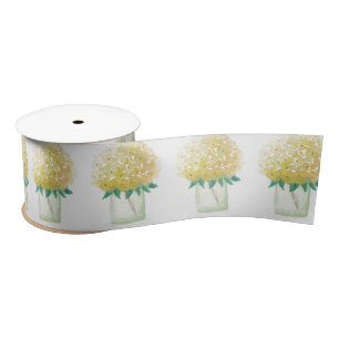 gele hortensia lint