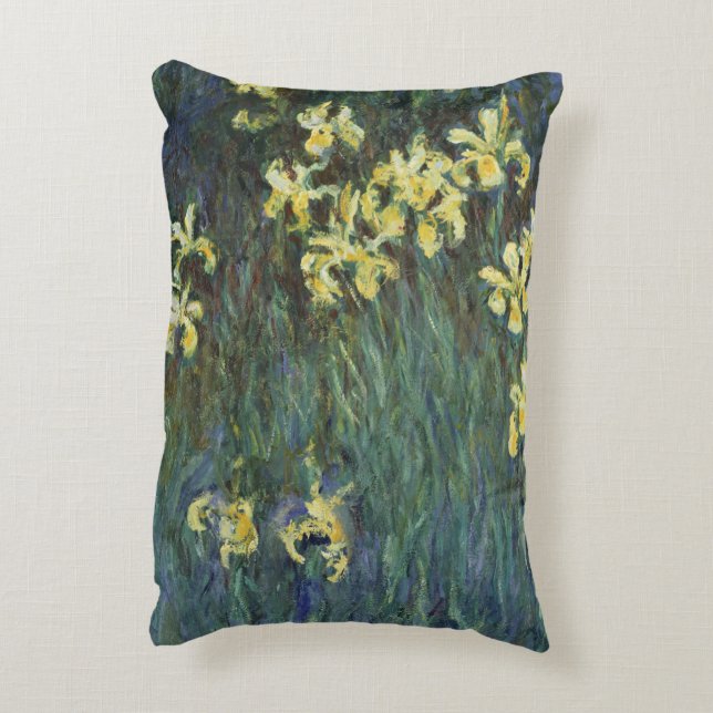 Gele Iangen van Claude Monet,  Kunst Accent Kussen (Achterkant (Verticaal))