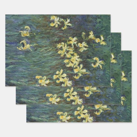Gele Iangen van Claude Monet, Kunst Inpakpapier Vel (Set)