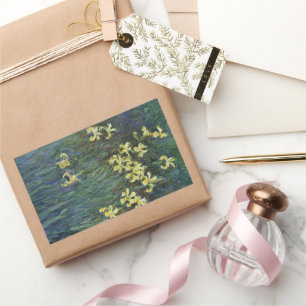 Gele Iangen van Claude Monet,  Kunst Rechthoekige Sticker