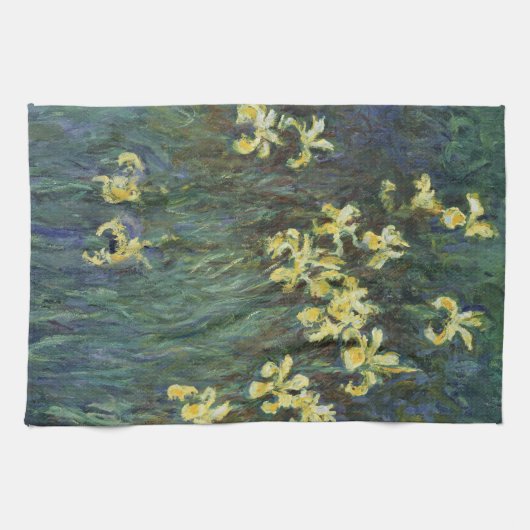 Gele Iangen van Claude Monet,  Kunst Theedoek (Horizontaal)