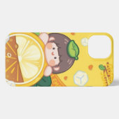 Gele iPhone 13 Hoesjes iPhone Hoesje (Achterkant horizontaal)