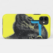 Gele iPhone 5 Hoesje (Achterkant (horizontaal))