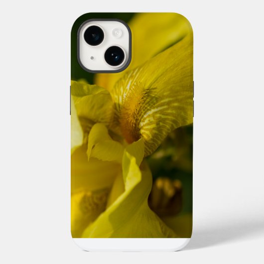 Gele Iris Beard iPhone Case (Achterkant)