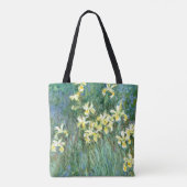 Gele Iris Canvas tas All-Over Print (Achterkant)