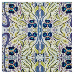 Gele Iris Fabric Stof