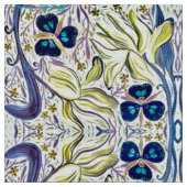 Gele Iris Fabric Stof (Close Up)