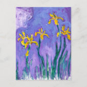 Gele Irises met roze wolken | Claude Monet | Briefkaart (Voorkant)