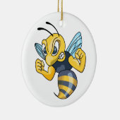 Gele jas keramisch ornament (Rechts)