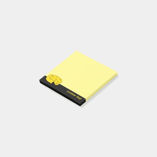 Gele kaas post-it® notes (Schuin)