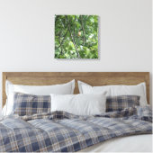 Gele kardinaal canvas afdruk (Insitu (Slaapkamer))