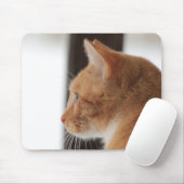 Gele kat muismat (Met muis)