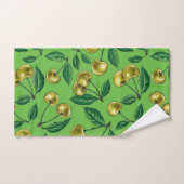 Gele kersen bad handdoek (Handdoek)