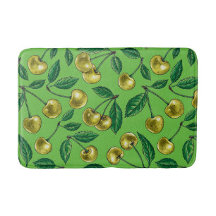Gele kersen badmat