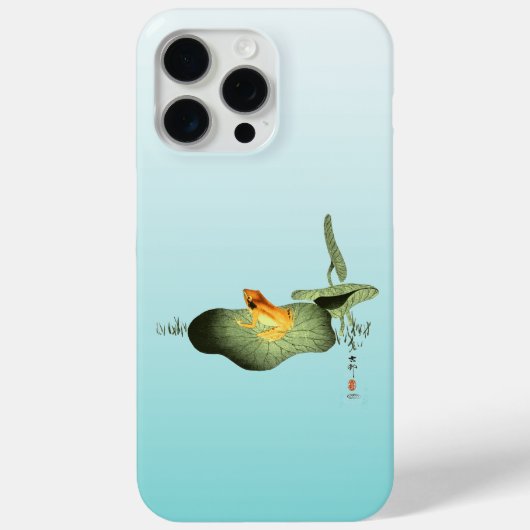 Gele Kikker op Lotus Leaf Case-Mate iPhone Case (Achterkant)