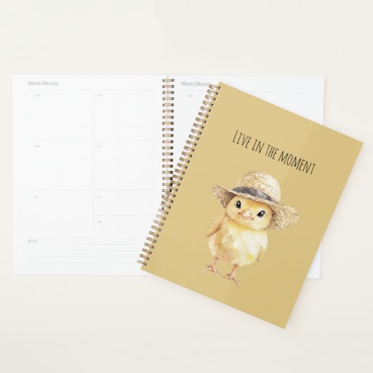 Gele Kip Hoed Planner (Display)