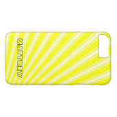 Gele kleurenband Funky Patroon Case-Mate iPhone Case (Achterkant (Horizontaal))