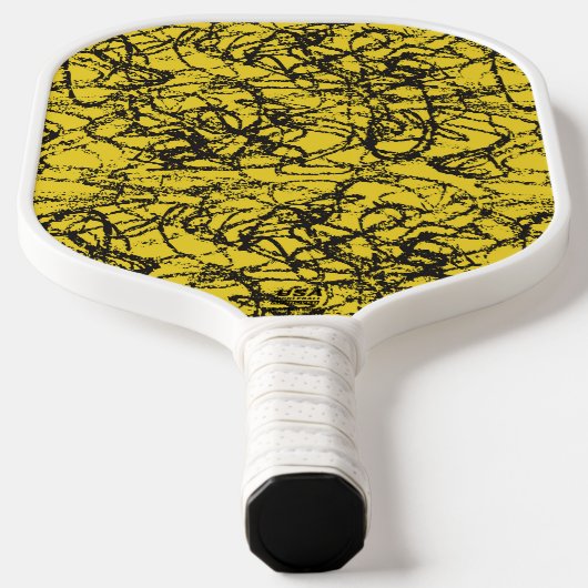 gele krabbel pickleball paddle (Laagn)