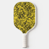 gele krabbel pickleball paddle (Voorkant)