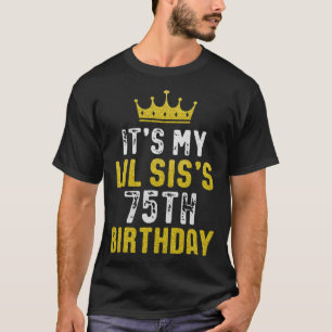 Gele kroon 75e dag voor zuster van zuster Brot T-shirt