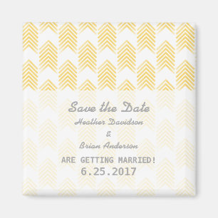 Gele kruidenpijlen sparen de Magnet van de Datum Magneet