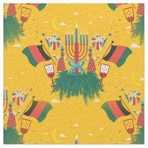 gele kwanzaa stof