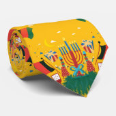 gele Kwanzaa Stropdas (Opgerold)