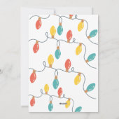 Gele Lab kerstboom Feestdagenkaart (Achterkant)