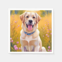 Gele Lab Labrador Retriever Hond Huisdier Schilder