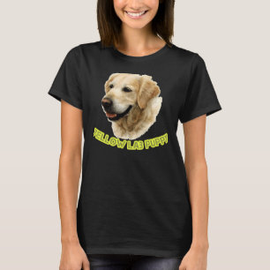 Gele Lab Puppy Hond T-shirt