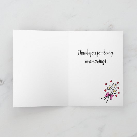 Gele labrador en groene Moederdag Kaart (Binnen)