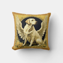  gele labrador engel kussen