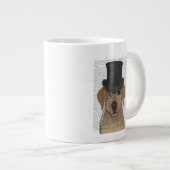 Gele labrador, Formele hond en Pet Extra Grote Beker (Voorkant rechts)