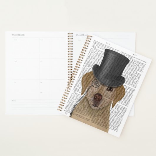 Gele labrador, Formele hond en Pet Planner (Display)