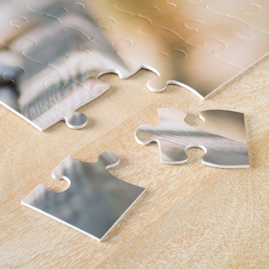 gele labrador introduceert op bank legpuzzel (Zijkant)