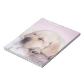 Gele labrador-kapper notitieblok (Gedraaid)