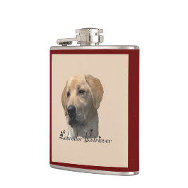 Gele Labrador Retriever Art Gifts Heupfles