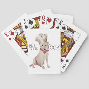 Gele Labrador Retriever Chef Speelkaarten