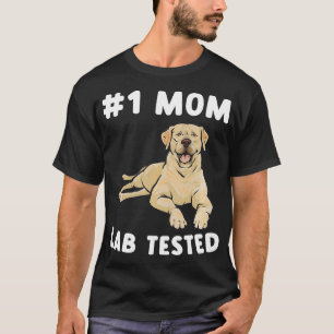 Gele Labrador Retriever Moeder Geel Lab getest T-shirt