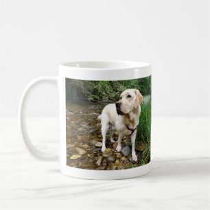 Gele labrador Retriever State Pose Koffiemok