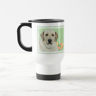 Gele labrador Retriever & Tennis Balls Painting Reisbeker