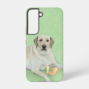 Gele labrador Retriever & Tennis Balls Painting Samsung Galaxy Hoesje
