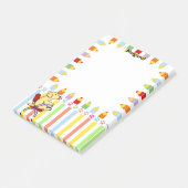 Gele Labrador Student 1 Post-it® Notes (Schuin)