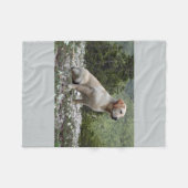 gele labvergadering .png fleece deken (Voorkant (Horizontaal))