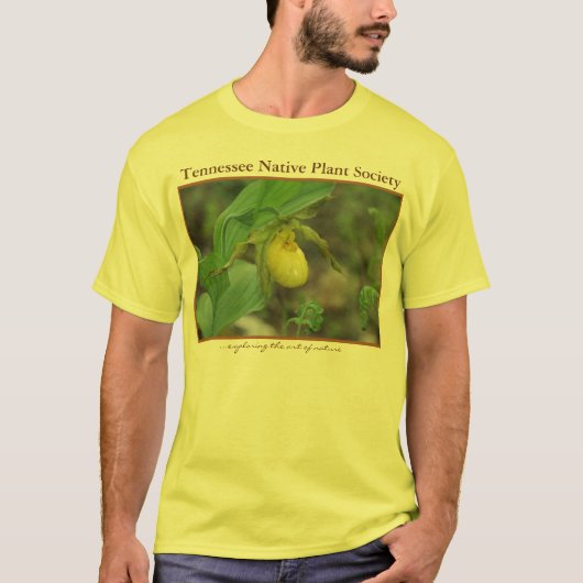 Gele-Lady's Slipper Tshirt (Voorkant)