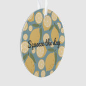  gele lamon naadloos patroon ornament (voorkant)