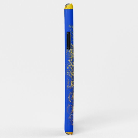 Gele landelijke velden Trees Blue Sky Case-Mate iPhone Case (Achterkant/rechts)